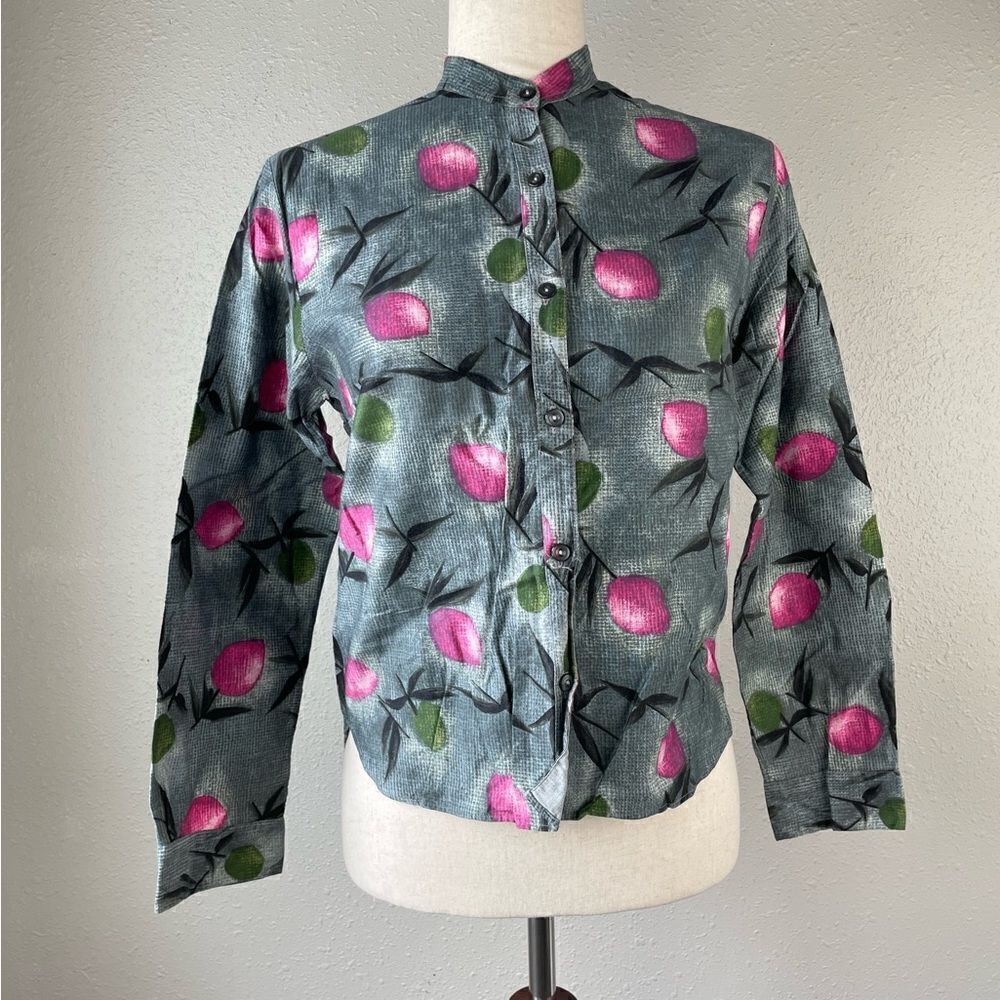 Vintage 70s Button Down Shirt Size S